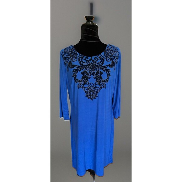 Anthony Originals Black Button Down Maxi Dress Size XL New With Tags - Picture 1 of 10